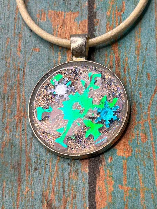 Iridescent Snow Flake