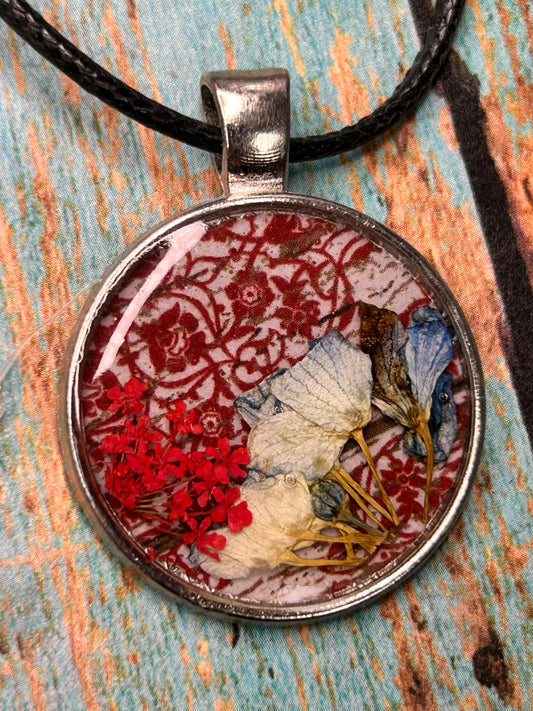 Lacy Rustic Red White and Blue